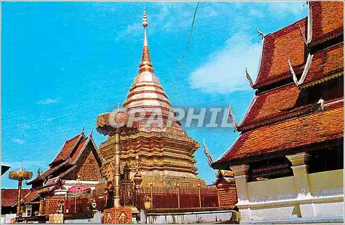 Cartes postales moderne Chodee of Phrathat on the top of Mountain Dol Suthep at Chiengmal north Thailand