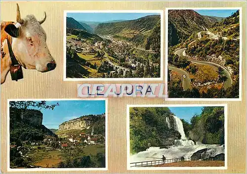 Cartes postales moderne Le Jura Vue generale de Morez Les Lacets de Septmancel