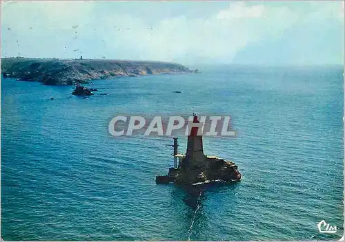 Cartes postales moderne Pointe du Raz (Finistere) Vue aerienne Mer etale sue le Raz de Sein