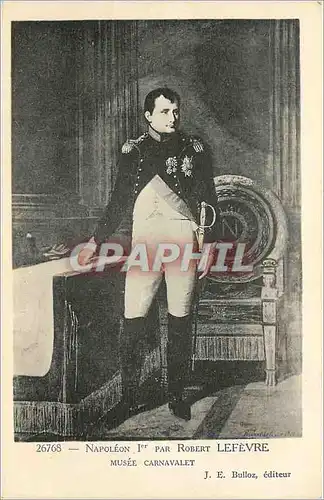 Cartes postales moderne Napoleon 1er Par Robert Lefevre Musee Carnavalet