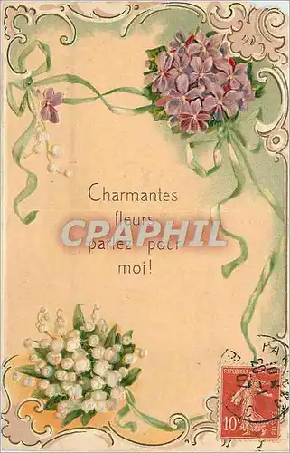 Cartes postales Charmantes fleurs parlez pour moi