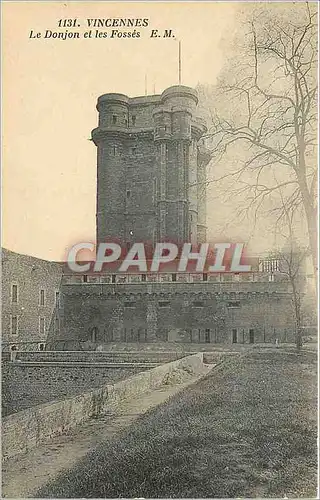 Cartes postales Vincennes Le Donjon et les Fosses