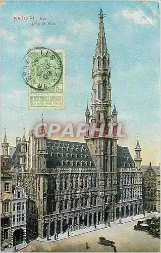 Cartes postales Bruxelles Hotel de Ville