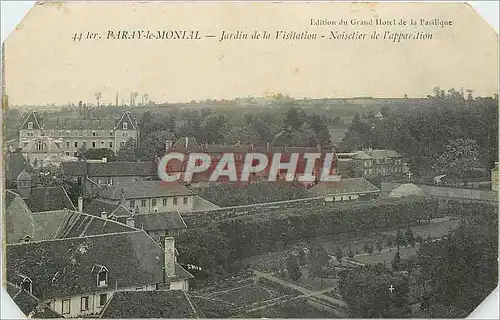 Cartes postales Paray le Monial Jardin de la Visitation Noisetier de l'Apparition