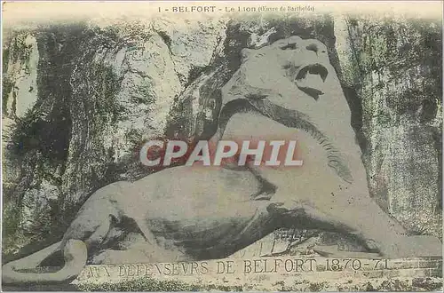 Cartes postales Belfort Le Lion