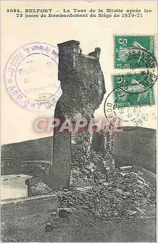 Cartes postales Belfort La Tour de la Miotte