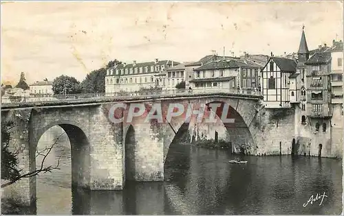 Cartes postales moderne Villeneuve sur Lot Le Pont Vieux