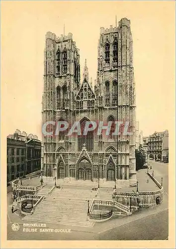 Cartes postales Bruxelles Eglise Sainte Gudule