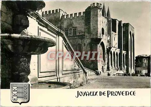 Cartes postales moderne Avignon Vaucluse Le Palais des Papes facade occidentale