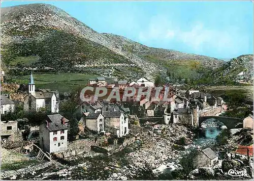 Cartes postales moderne Le Pont de Montvert Lozere Vue generale et les 2 Ponts