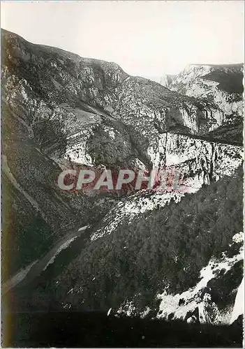 Cartes postales moderne Les Gorges Pittoresques du Verdon Le Verdon Vu de la Corniche Sublime