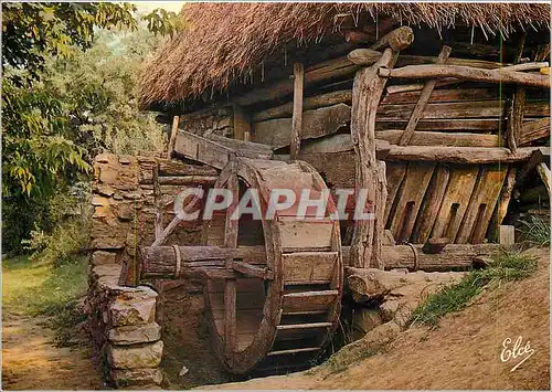 Cartes postales moderne La Lande Un vieux Moulin a eau Landais