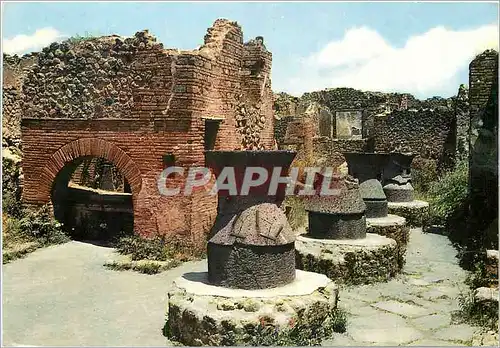 Cartes postales moderne Pompei Fouilles Four et Moulins