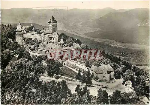 Cartes postales moderne Haut Koenigsbourg B Rhin Vue generale aerienne du Chateau