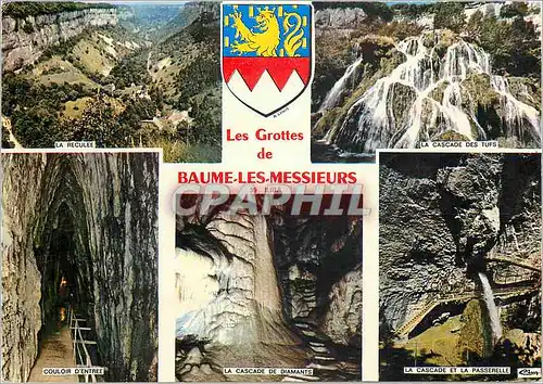 Cartes postales moderne Les Grottes de Baume Les Messieurs