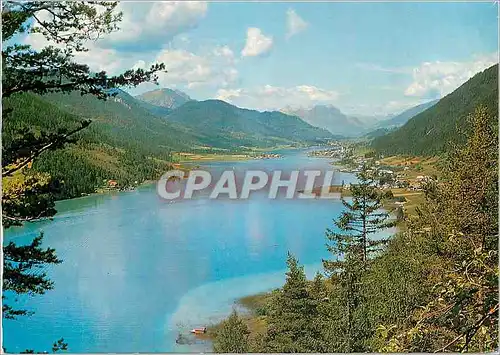 Cartes postales moderne Der Weissensee in Karnten gegen Westen