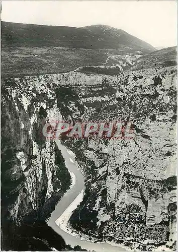 Cartes postales moderne Le Grand Canon du Verdon L'Etroit des Cavaliers et la route varoise