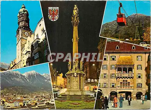 Cartes postales moderne Alpenstadt Tirol Stadtturm