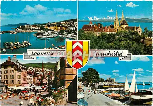 Cartes postales moderne Souvenir de Neuchatel