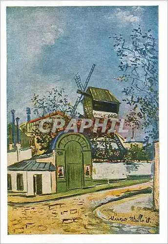 Cartes postales moderne Maurice Utrillo Le Moulin de la Galette