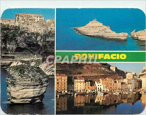 Cartes postales moderne Panorama de la Corse Bonifacio La Grain de Sable et la Vieille ville