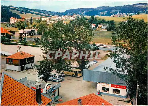 Cartes postales moderne Saut du Doubs Station service ESSOS Exxon