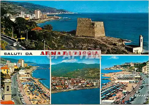 Cartes postales moderne Saluti da Arma di Taggia