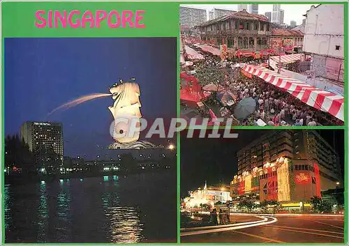 Cartes postales moderne Singapore