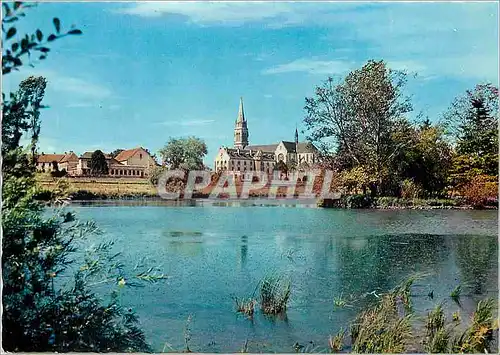 Cartes postales moderne Abbaye de la Trappe Soligny la Trappe (Orne) Etang de Rance et son Ilot