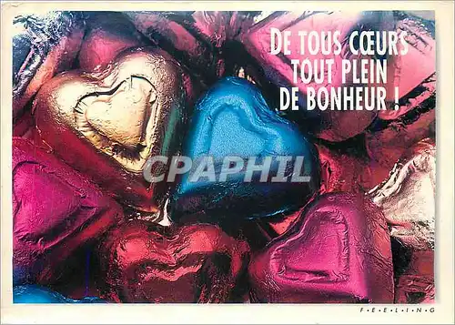 Cartes postales moderne De tous coeurs tout plein de Bonheur