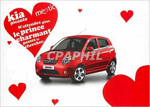 Cartes postales moderne Serie limitee Kia Picanto meetic Automobile