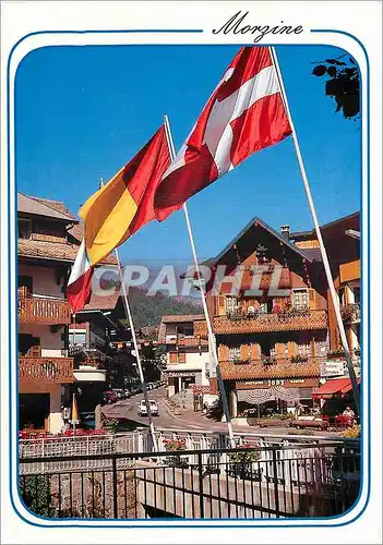 Cartes postales moderne Morzine Hte Savoie Au centre du village