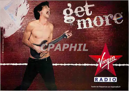 Cartes postales moderne Get more Virgin radio Guitaure