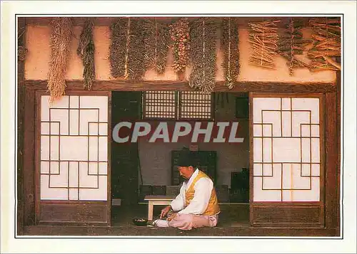 Cartes postales moderne Seoul Un herboriste coreen