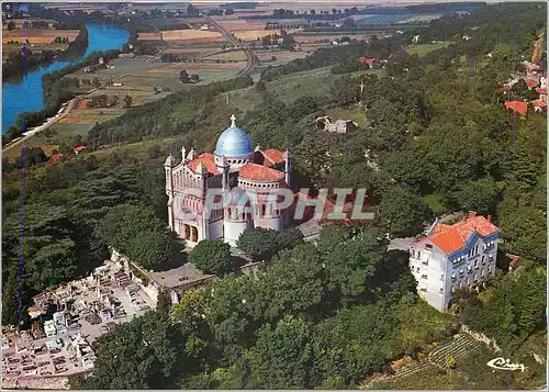 Cartes postales moderne Penne d'Agenais (L et G) Vue aerienne sur le Sanctuaire de N D de Peyragude