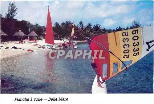 Cartes postales moderne Planche a voile Belle Mare