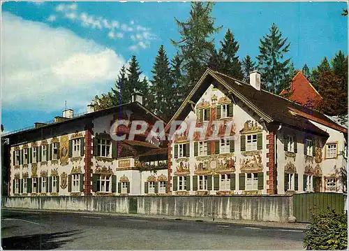 Cartes postales moderne Oberammergau Hansl u Grell Heim