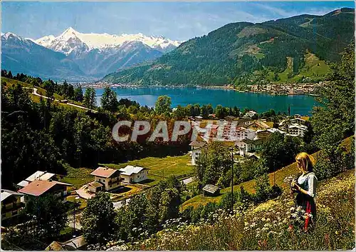 Cartes postales moderne Zeil am See Thumersbach mit Kitzteinhorn