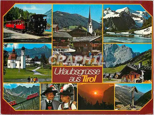 Cartes postales moderne Urlaubsgrusse aus Tirol