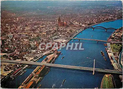 Cartes postales moderne Koln am Rhein Luftbild