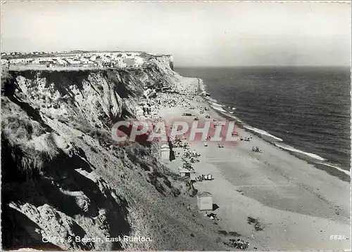 Cartes postales moderne Cliff Beach East Runton