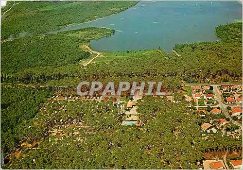 Cartes postales moderne Soustons Vue generale aerienne Le Camping Municipal L'Airial L'etang