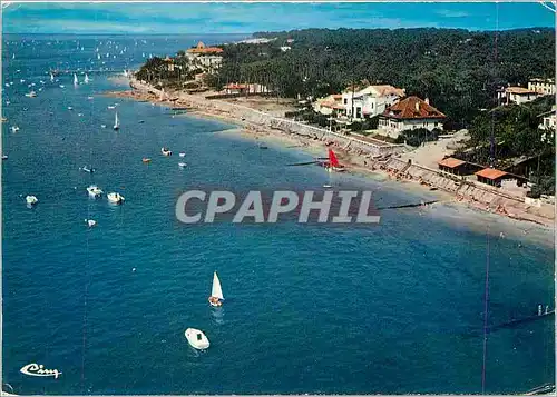 Cartes postales moderne Bassin d'Arcachon Pyla sur Mer Le Moulleau Gironde Vue generale arienne sur le bassin et la plag