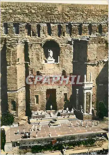 Cartes postales moderne Orange Vaucluse Le Theatre Antique la scene et le mur monumental