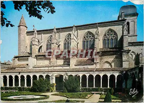 Cartes postales moderne Marmande Lot et Garonne L'Eglise et le Cloitre