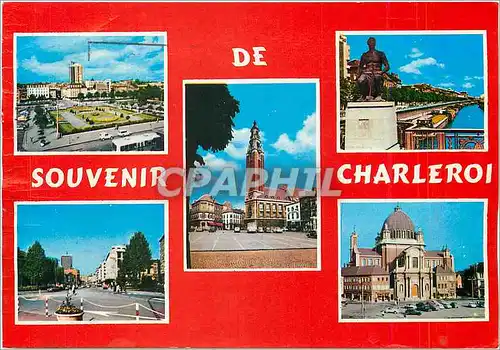 Cartes postales moderne Souvenir de Charleroi