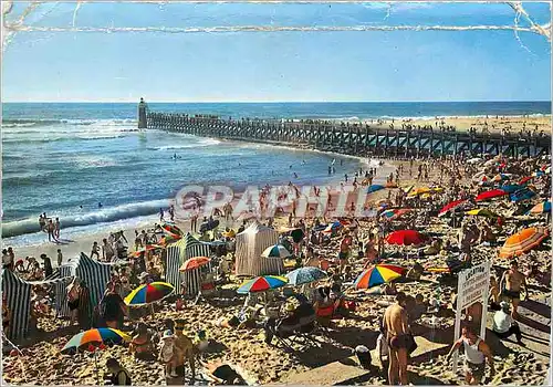 Cartes postales moderne Capbreton Landes L'Estacade et la Plage