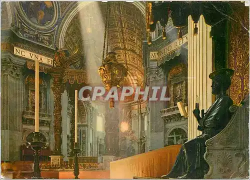 Cartes postales moderne Roma Basilique de Saint Pierre (Interieur)