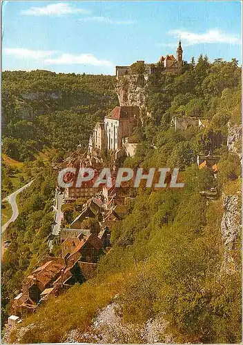 Cartes postales moderne Le Lot Terre des Merveilles Rocamadour 2eme site de France cite Mediavale