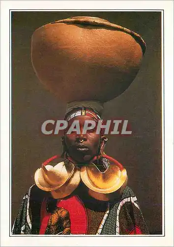 Cartes postales moderne Djenne Femme aux anneaux d'or